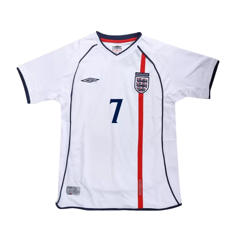 Camiseta BECKHAM 7 Inglaterra Retro 2002 Home