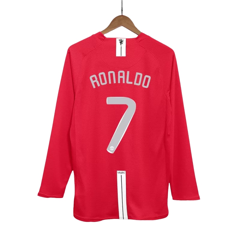 Camiseta RONALDO 7 Manchester United Retro 2007/08 Home ML