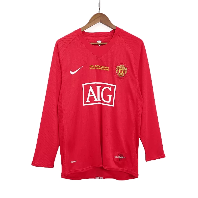 Camiseta RONALDO 7 Manchester United Retro 2007/08 Home ML