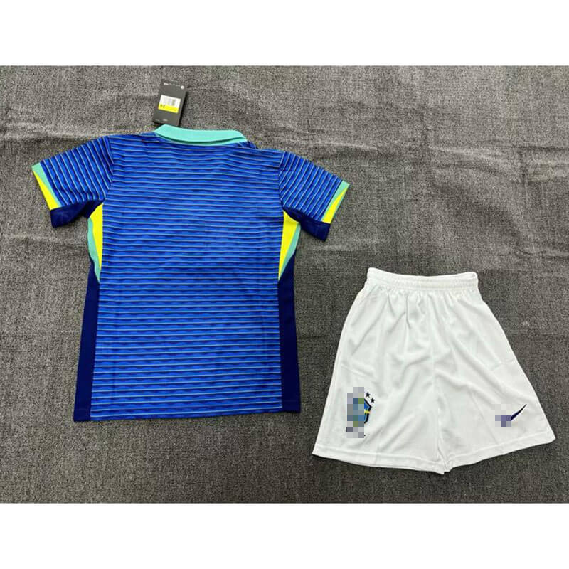 Camiseta Brasil 2024 Away Niño Kit