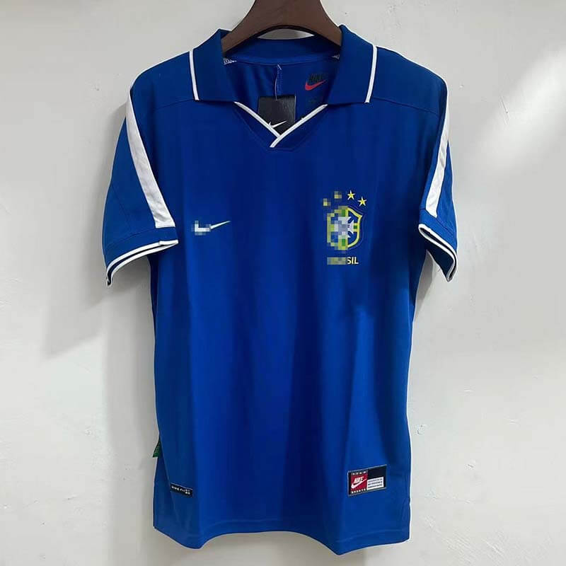 Camiseta Brasil Retro 1997 Away