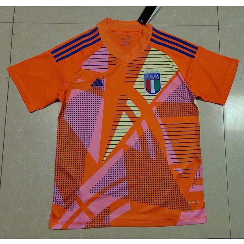 Camiseta De Portero Italia Naranja 2024