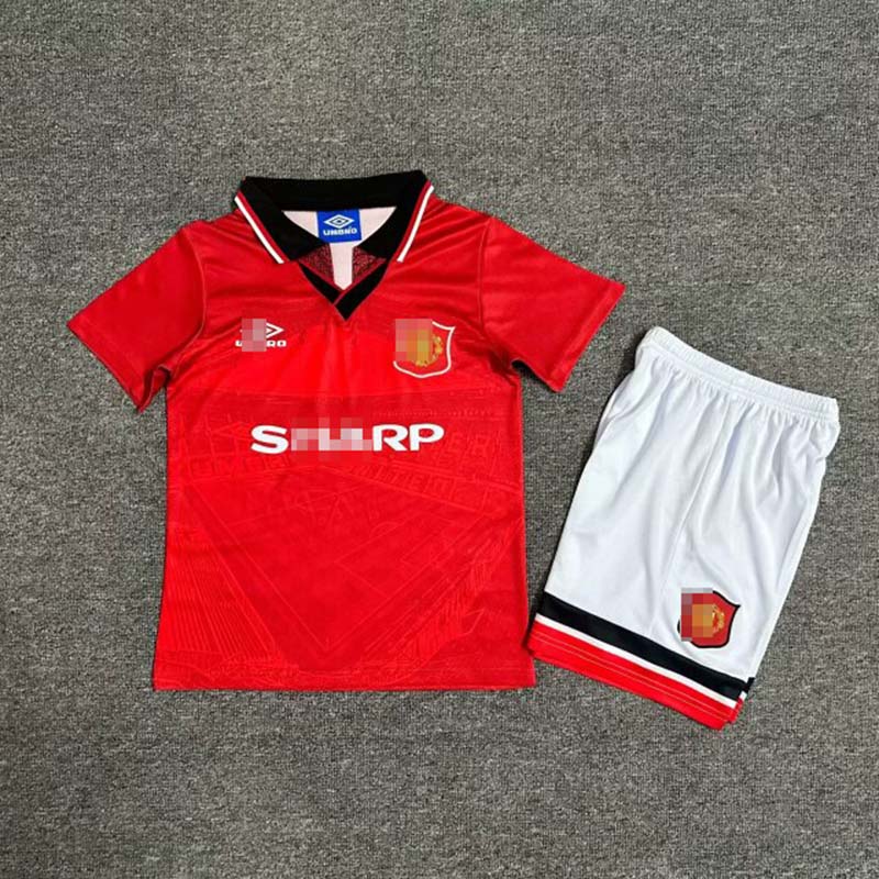 Camiseta Manchester United Retro 1994/95 Home Niño Kit