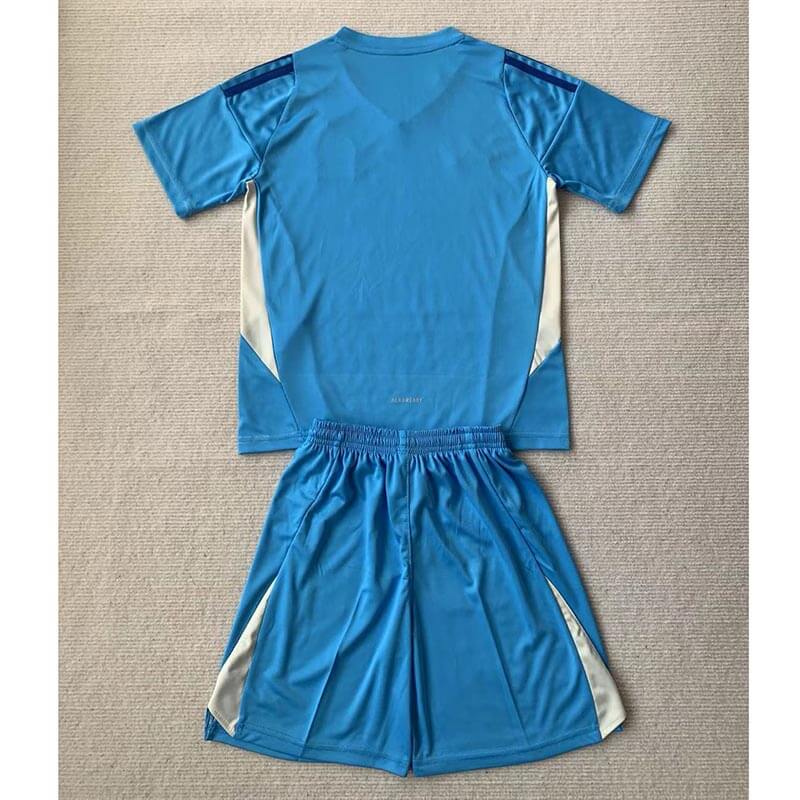 Camiseta De Portero México Azul 2024 Niño Kit
