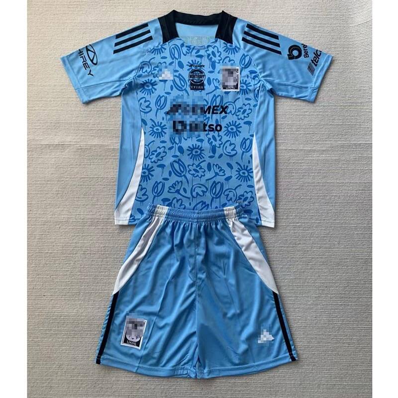 Camiseta De Portero Tigre UANL Azul 2023/2024 Niño Kit
