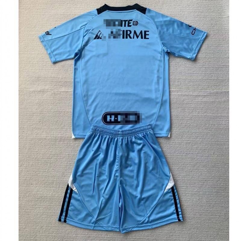 Camiseta De Portero Tigre UANL Azul 2023/2024 Niño Kit