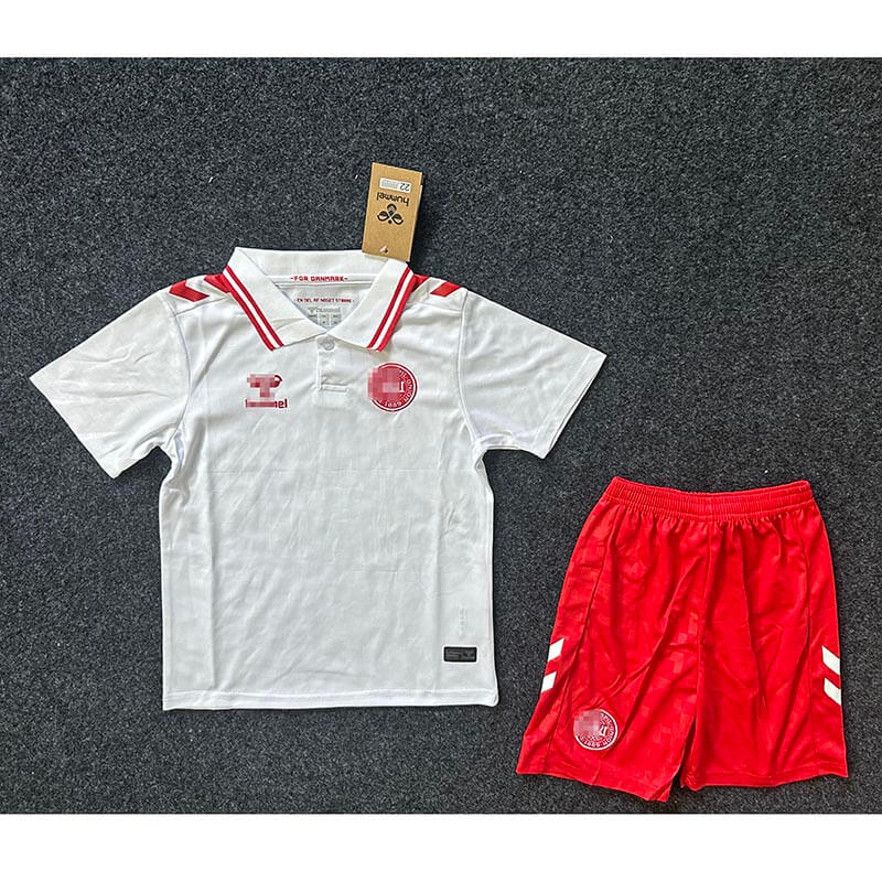 Camiseta Dinamarca 2024 Away Niño Kit