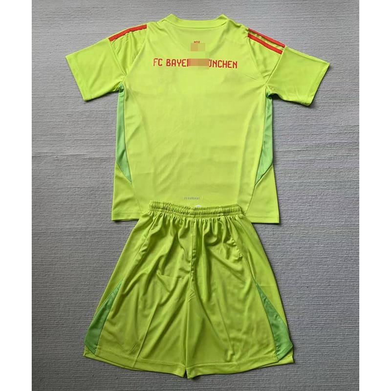 Camiseta De Portero Bayern Múnich Verde 2024 Niño Kit