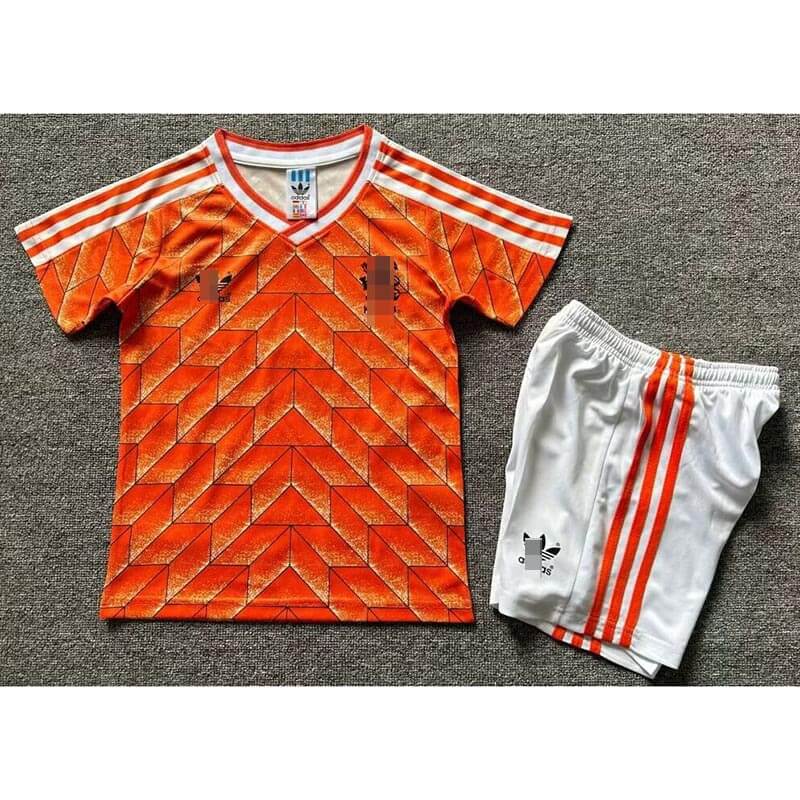 Camiseta Holanda Retro 1988 Home Niño Kit