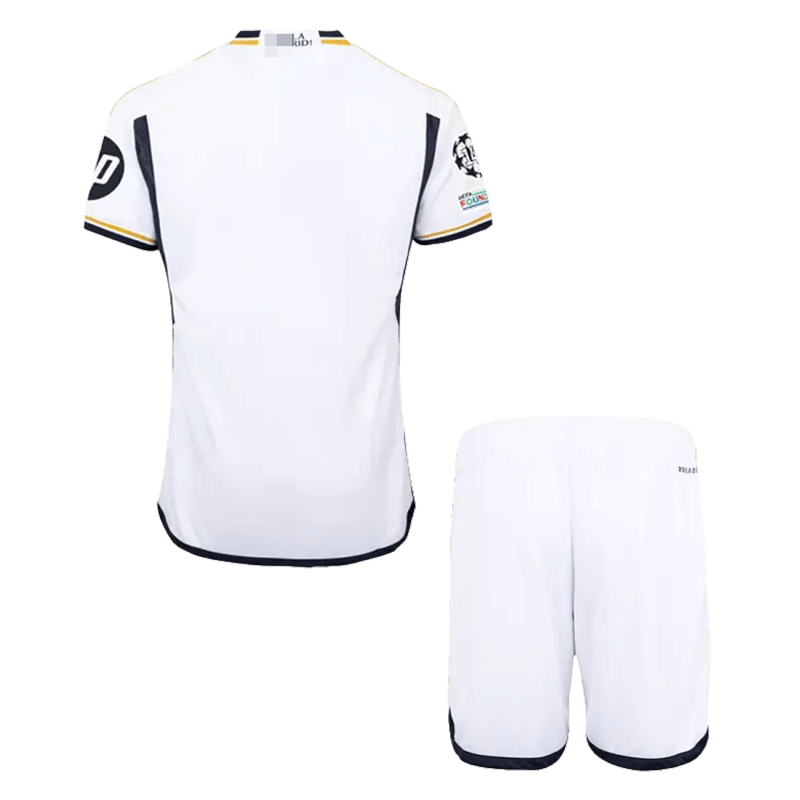 Camiseta Real Madrid UCL Final 2023/2024 Home Niño Kit