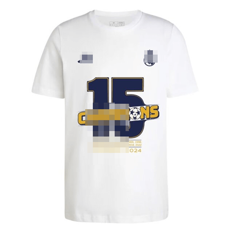 Camiseta Real Madrid Campeones 15 Blanca 2023/2024 