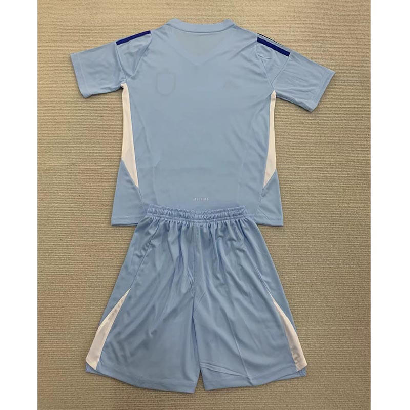 Camiseta De Portero España Azul Claro 2024 Niño Kit