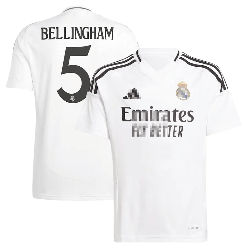 Camiseta Bellingham 5 Real Madrid 2024/2025 Home