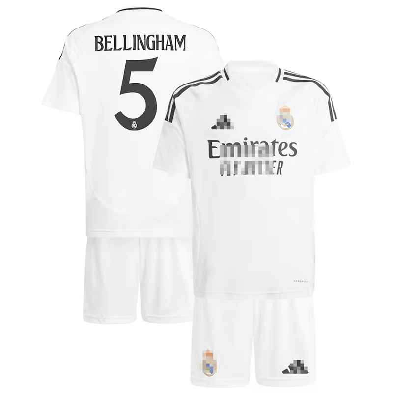 Camiseta Bellingham 5 Real Madrid 2024/2025 Home Niño Kit
