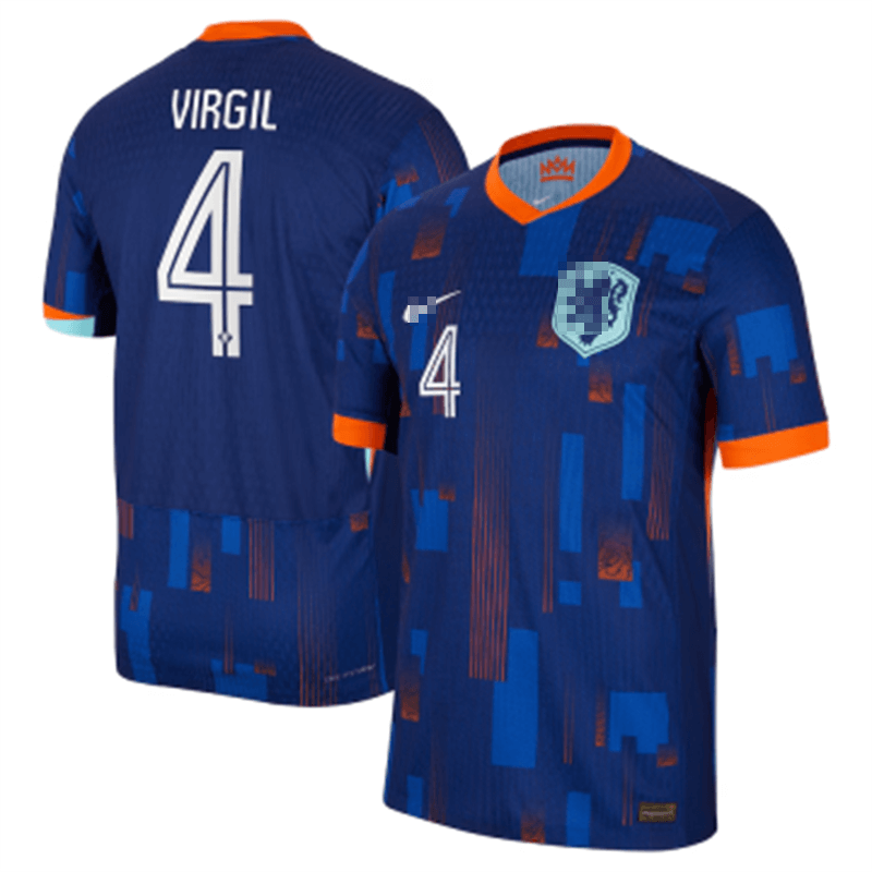 Camiseta VIRGIL 4 Holanda 2024 Away