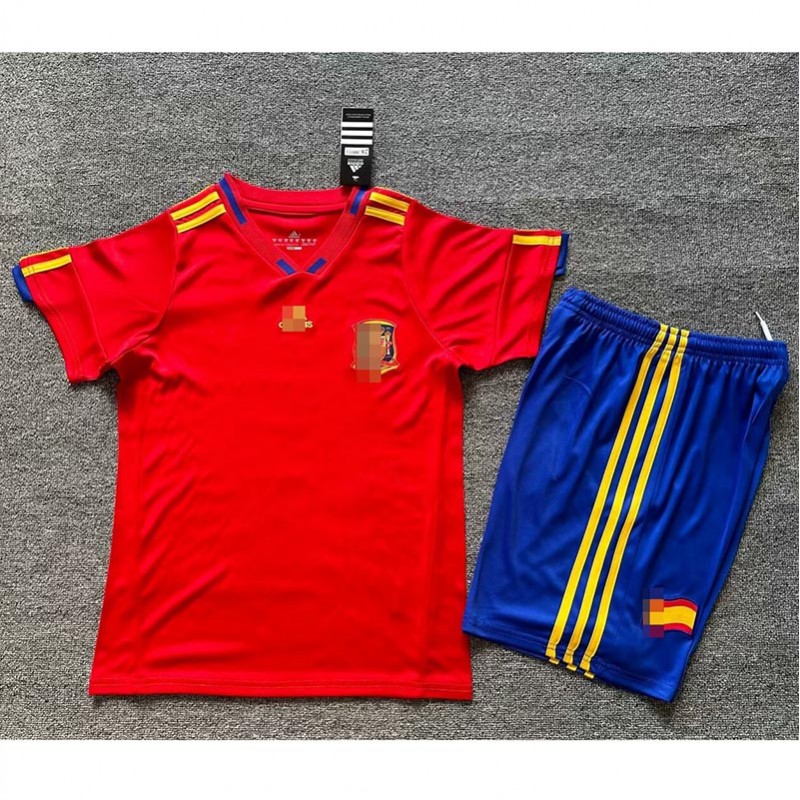 Camiseta España Retro 2010 Home Niño Kit