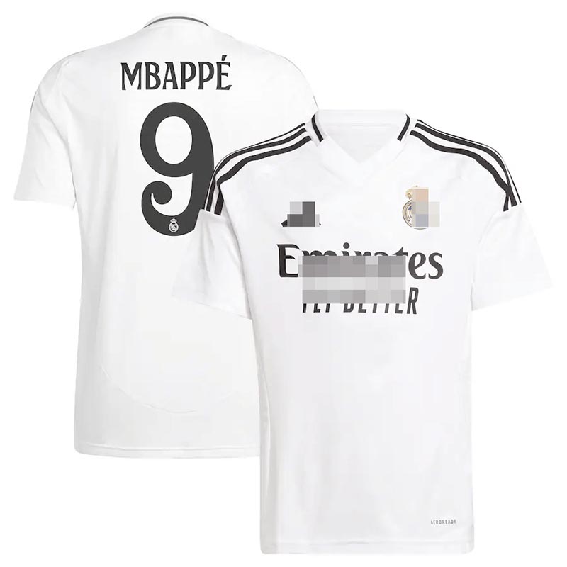 Camiseta Mbappé 9 Real Madrid 2024/2025 Home