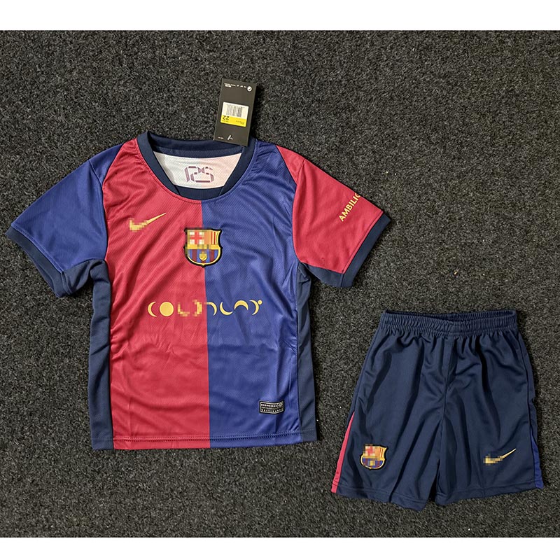 Camiseta Barcelona 2024/2025 Home Especial Edición Niño Kit