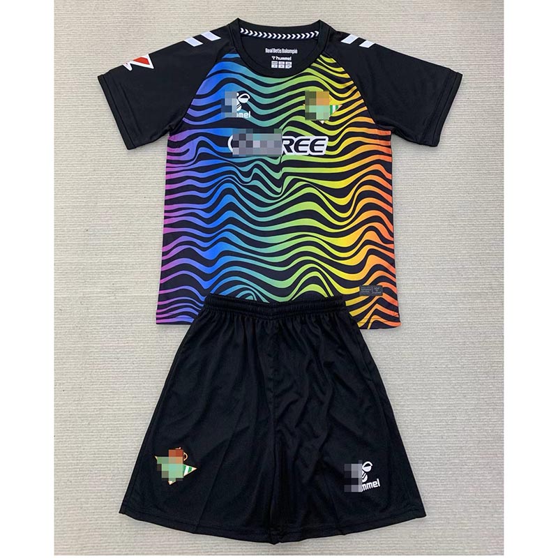 Camiseta de Portero Real Betis Negro 2024/2025 Niño Kit