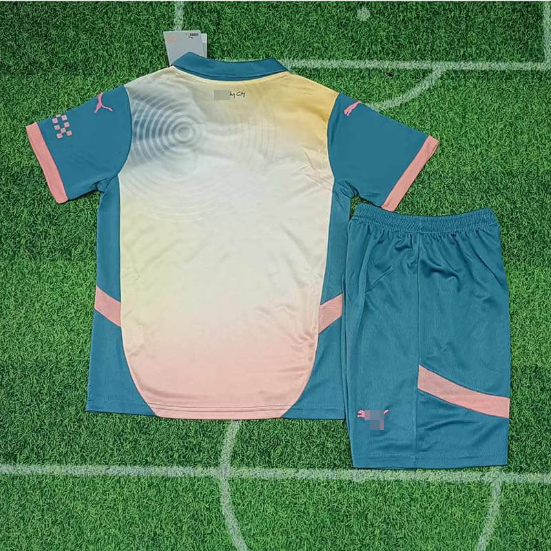 Camiseta Manchester City 2024/2025 4th Niño Kit