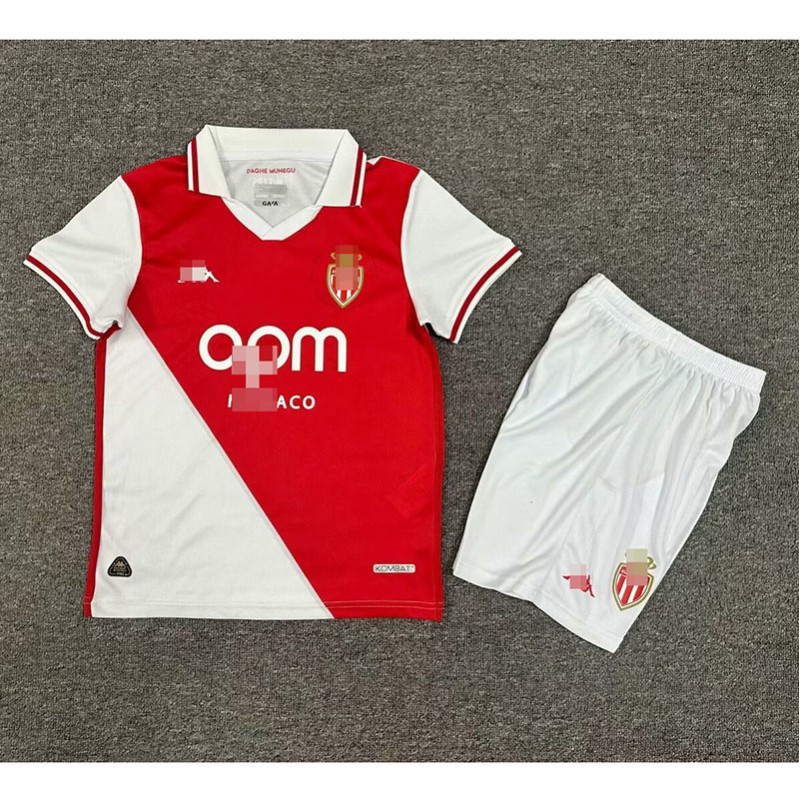 Camiseta Monaco 2024/2025 Home Niño Kit