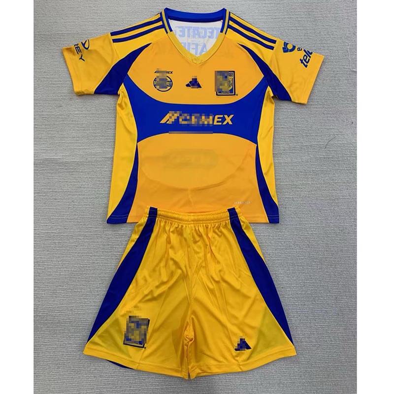 Camiseta Tigres UANL 2024/2025 Home Niño Kit