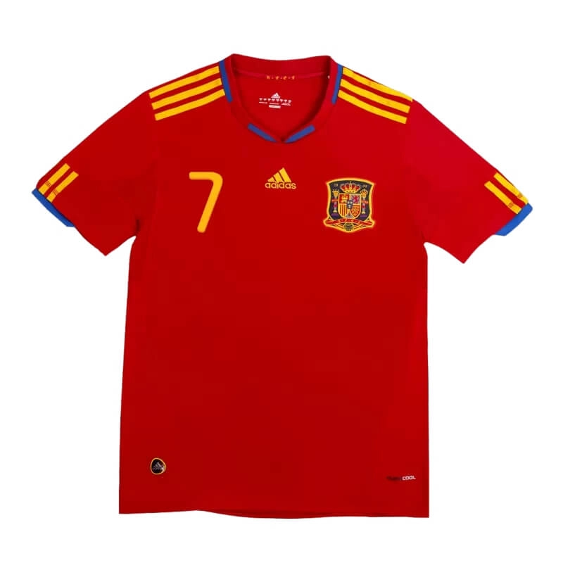 Camiseta DAVID VILLA 7 España Retro 2010 Home