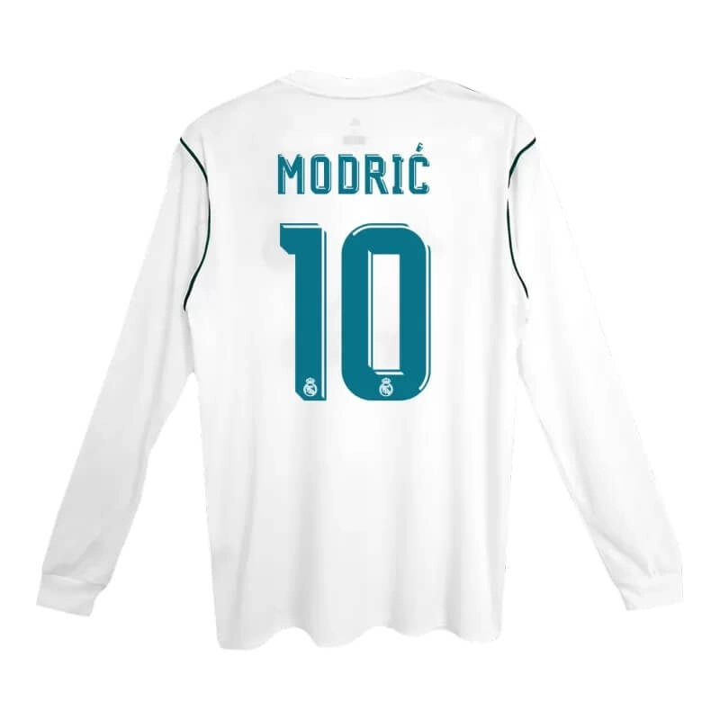 Camiseta MODRIĆ 10 Real Madrid Home Retro 2017/18 ML Home
