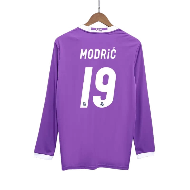 Camiseta MODRIĆ 19 Real Madrid Away Retro 2016/17 ML Away