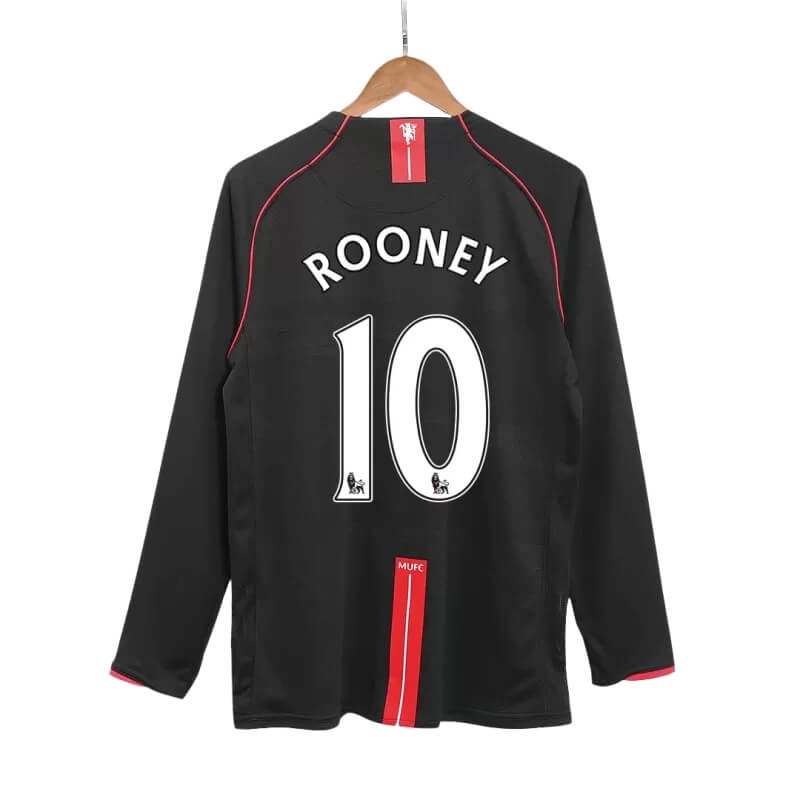 Camiseta ROONEY 10 Manchester United Retro 2007/08 ML Away