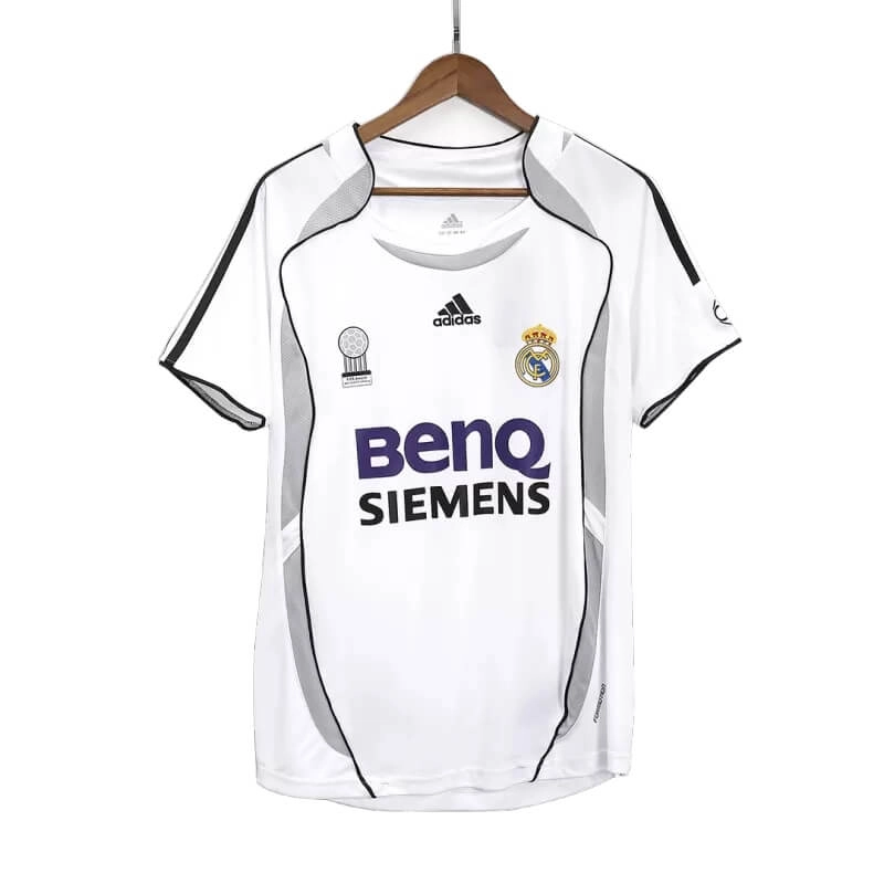 Camiseta SERGIO RAMOS 4 Real Retro 2006/07 Home
