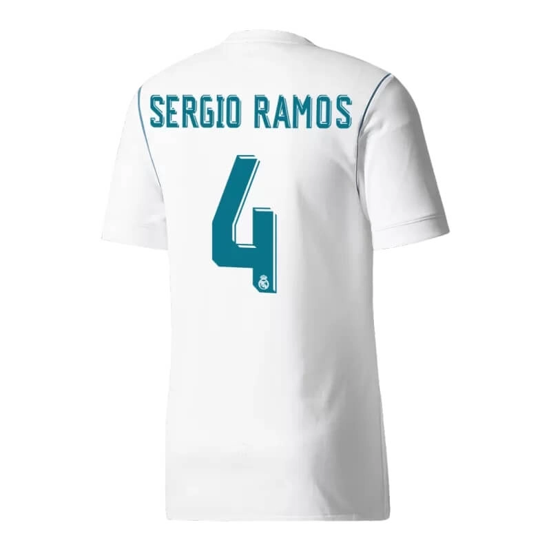 Camiseta SERGIO RAMOS 4 Real Retro 2017/18 Home