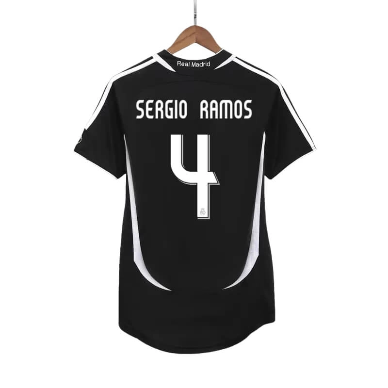Camiseta SERGIO RAMOS 4 Real Retro 2006/07 Away