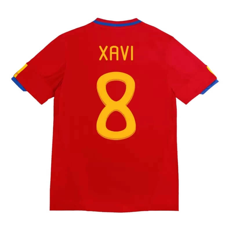 Camiseta XAVI 8 España Home Retro 2010 Home