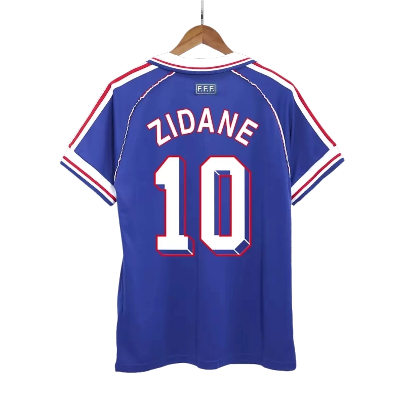 Camiseta ZIDANE 10 Francia Home Retro 1998 Home