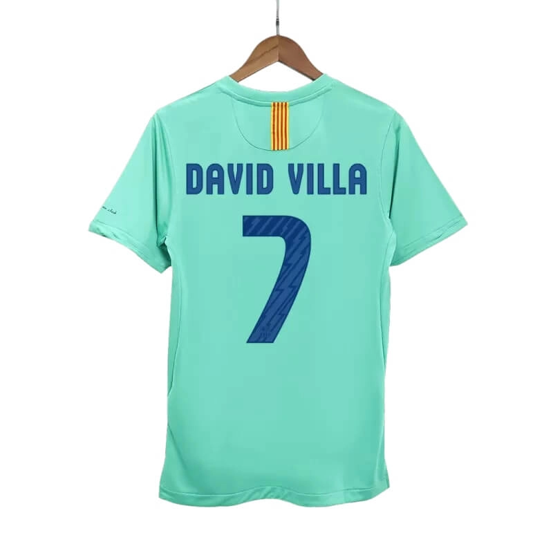 Camiseta DAVID VILLA 7 Barcelona Retro 2010/11 Away