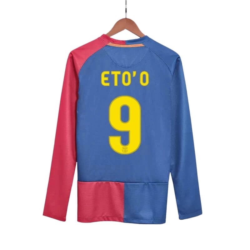 Camiseta ETO‘ O 9 Barcelona Retro 2008/09 ML Home