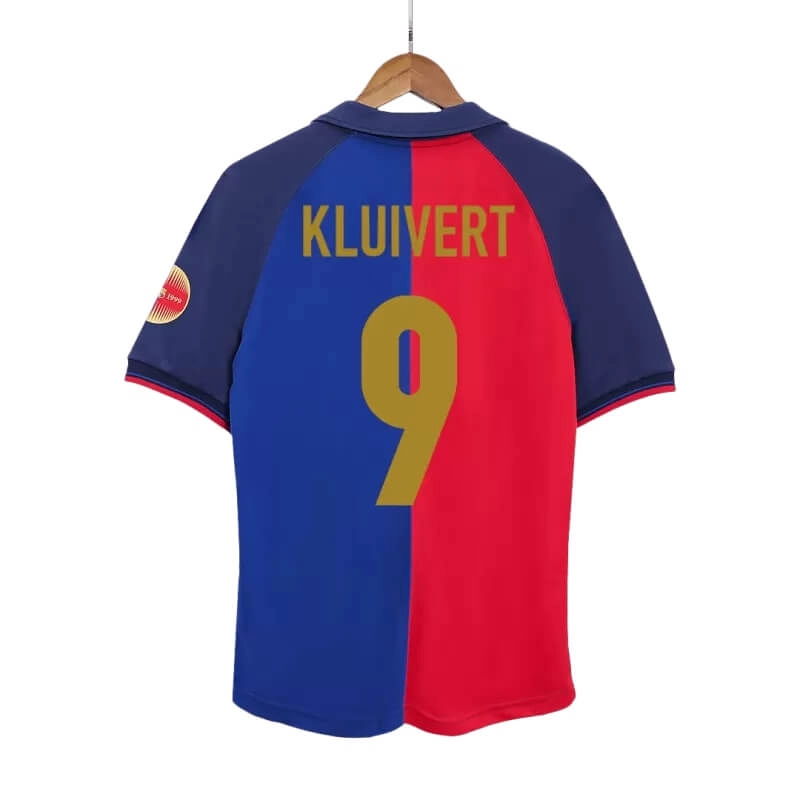 Camiseta KLUIVERT 9 Barcelona Retro 1999/2000 Home