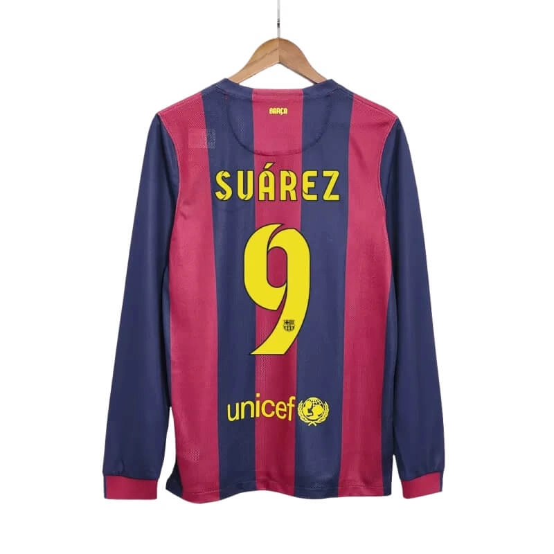 Camiseta SUÁREZ 9 Barcelona Retro 2014/15 ML Home