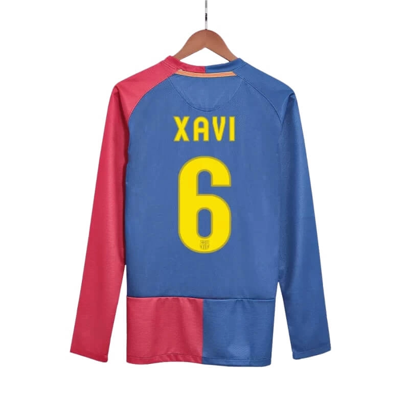 Camiseta XAVI 6 Barcelona Retro 2008/09 ML Home