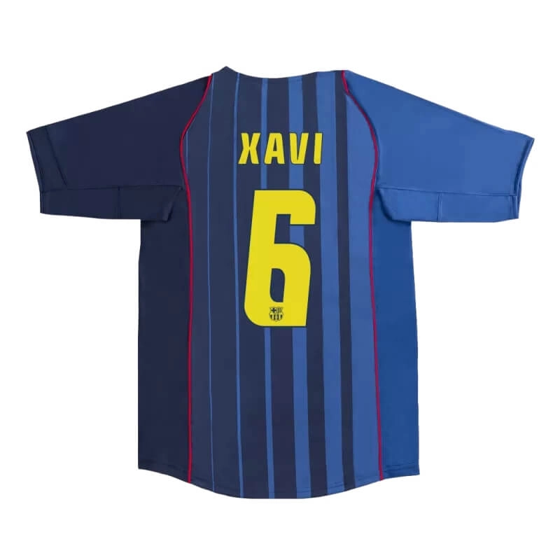 Camiseta XAVI 6 Barcelona Retro 2004/05 Away