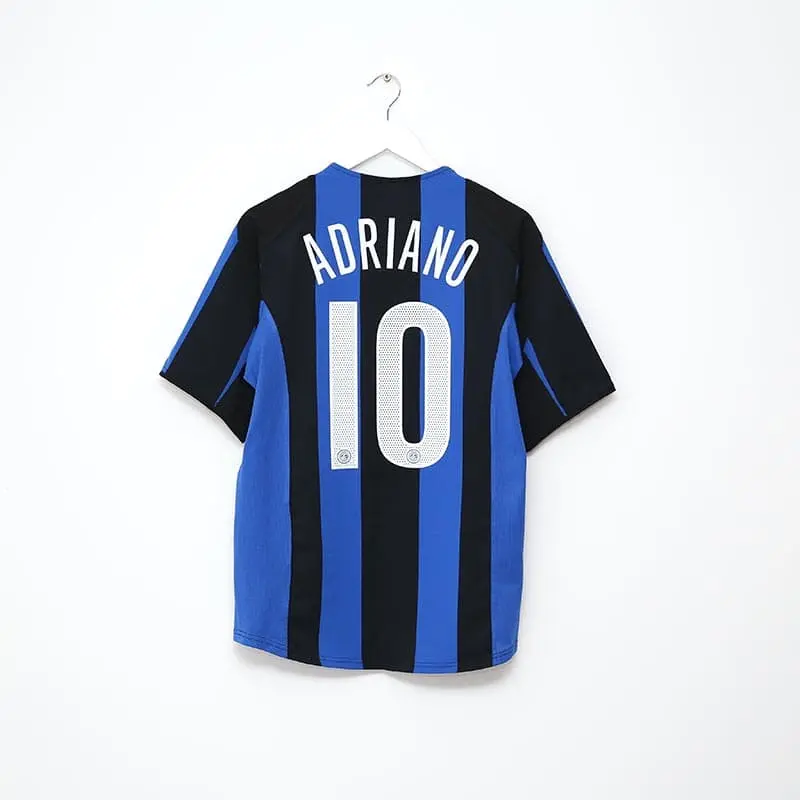 Camiseta ADRIANO 10 Inter de Milan retro 2004/05 Home