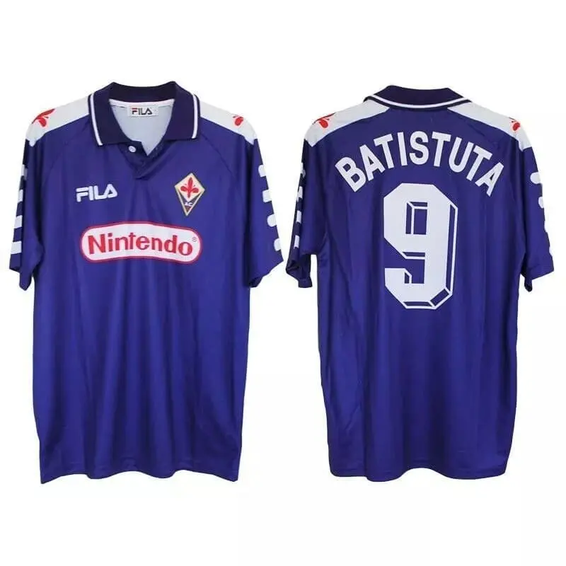 Camiseta BATISTUTA 9 Fiorentina retro 1998 Home