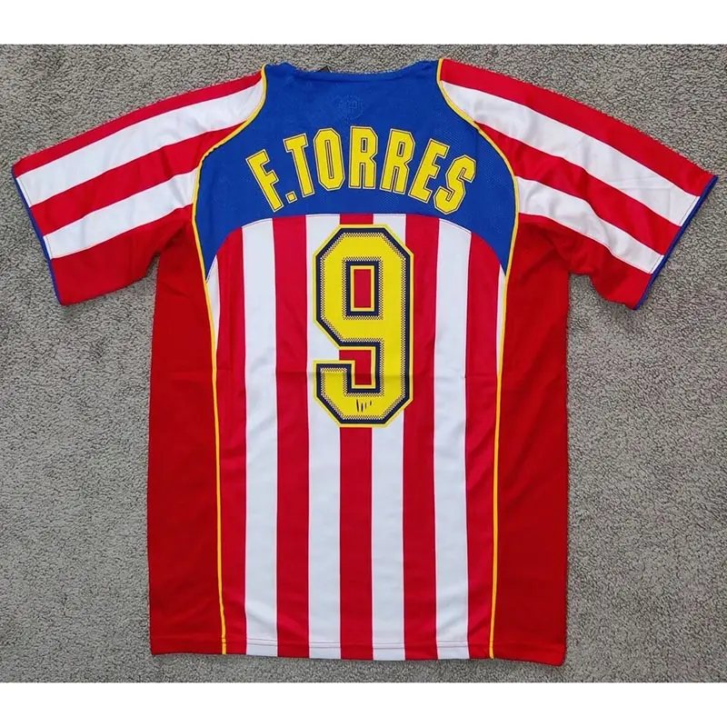 Camiseta F.TORRES 9 Atletico de Madrid retro 2004/05 Home