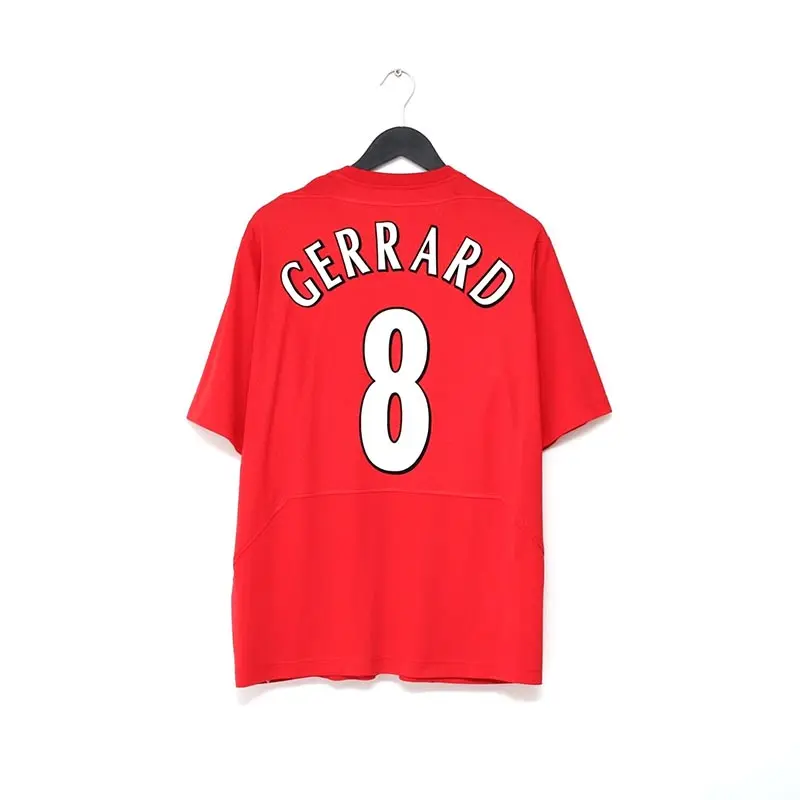 Camiseta GERRARD 8 Liverpool retro 2004/05 Home