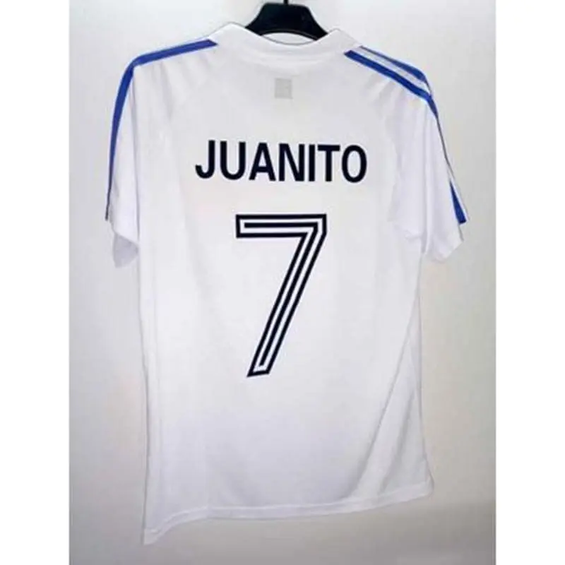 Camiseta JUANITO 7 Real Madrid retro 1984/85 Home