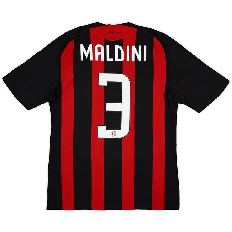 Camiseta MALDINI 3 AC Milan retro 2008/09 Home
