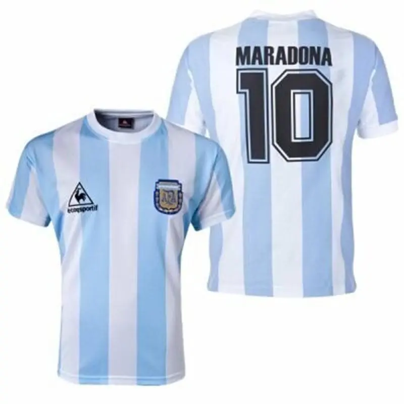 Camiseta MARADONA 10 Argentina Retro 1986 Home