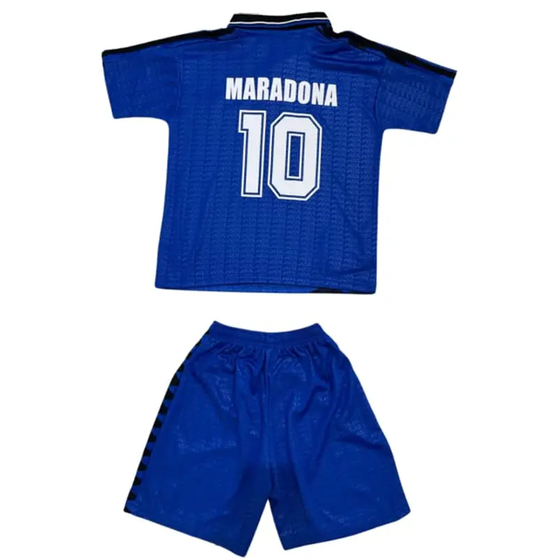 Camiseta MARADONA 10 Argentina retro 1994 Away Niño Kit