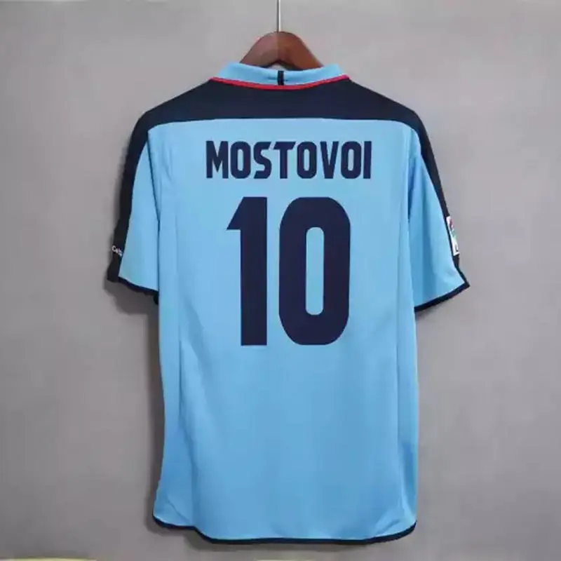 Camiseta MOSTOVOI 10 Celta De Vigo retro 2003/04 Home